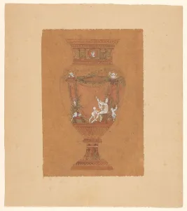 Sevres Prints: Design for (the painting of) a vase