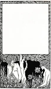 Aubrey Vincent Prints: Design for Title-Page of Pagan Papers, 1893, (1914). Artist: Aubrey Beardsley