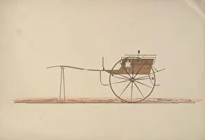 Images Dated 19th October 2020: Design for Village Cart, 1850-74. Creator: Unknown