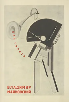 Lissitzky Prints: Design from For the Voice by Vladimir Mayakovsky