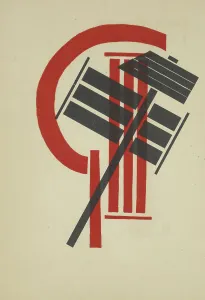Design from For the Voice by Vladimir Mayakovsky, 1923. Creator: Lissitzky, El (1890-1941). Design from For the Voice by Vladimir Mayakovsky, 1923. Creator: Lissitzky, El (1890-1941)