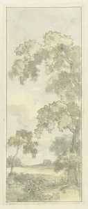 Wall Decoration Prints: Design for wall painting with Holland landscape