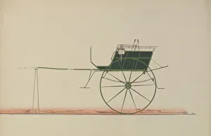 Design for Whitechapel Cart, 1850-74. Creator: Unknown