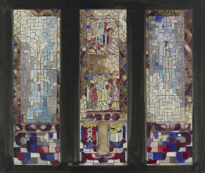 City Hall Prints: Design for three windows in the City Hall in Amsterdam