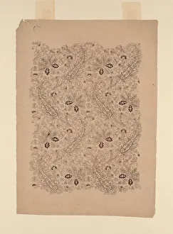 Design for a Woven Fabric, Europe, 19th century. Creator: Unknown Design for a Woven Fabric, Europe, 19th century. Creator: Unknown