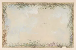 Designs for Ceilings with Clouds and Birds, 19th century. Creator: Charles Monblond Designs for Ceilings with Clouds and Birds, 19th century. Creator: Charles Monblond