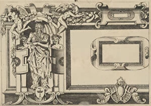 Designs for frames after the Galerie de François 1er at Fontainebleau, 1542-47