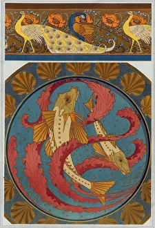 Shell Prints: Designs for Peacock and Poppy Border
