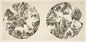 De La Fontaine Jean Collection: Designs for Plates Taken from Oudrys Illustrations to La Fontaines Fables, after 1755