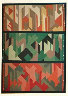 Handmade Gallery: Designs for Rugs by the Allgauer Handwebeteppiche, c1928