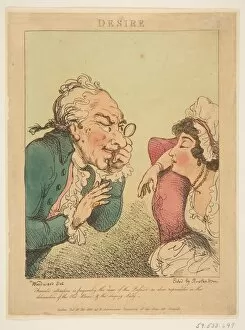 Charles Le Gallery: Desire, February 21, 1800. Creator: Thomas Rowlandson