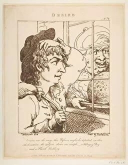 Rudolph Ackermann Collection: Desire (Le Brun Travested, or Caricatures of the Passions), January 20, 1800