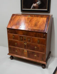Veneer Prints: Desk, 1700 / 35. Creator: Unknown