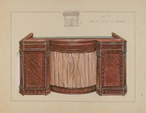 Desk, 1935 / 1942. Creator: Lawrence Phillips