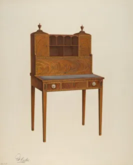 Desk, 1940. Creator: Ferdinand Cartier