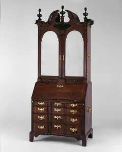 Desk and Bookcase, 1750 / 70. Creator: Unknown