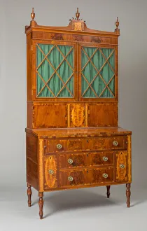 Concord Prints: Desk and Bookcase, 1800 / 15. Creator: Unknown