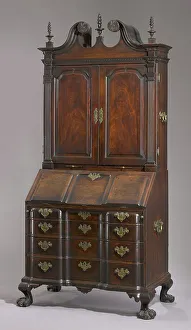Clark Art Institute Prints: Desk And Bookcase, c1770. Creator: Unknown