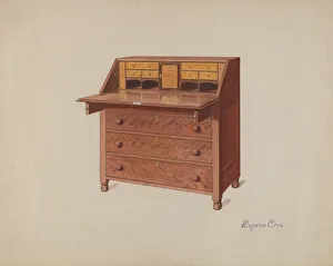 Eugene Croe Gallery: Desk, c. 1936. Creator: Eugene Croe