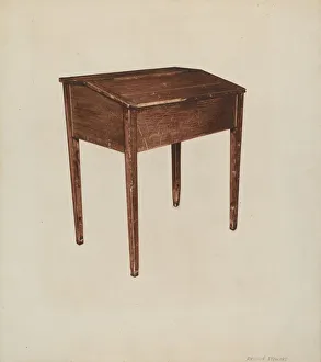 Desk, c. 1938. Creator: Arthur Stewart