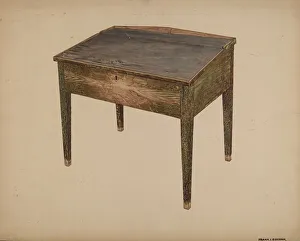 Frank Eiseman Prints: Desk, c. 1939. Creator: Frank Eiseman
