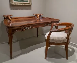 Polished Collection: Desk and Chair, Brussels, Belgium, c1900, (c2014-2017). Artist: Alan John Ainsworth