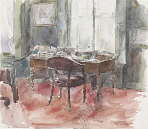 Daylight Prints: The desk in Mr. S. van Houten's study