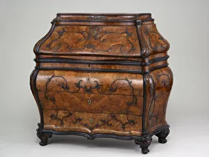 Drawers Gallery: Desk, Northern Italy, c. 1740. Creator: Unknown