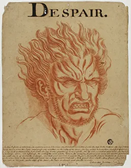 Emotion Prints: Despair, after 1698. Creator: Eduardus Jacobus