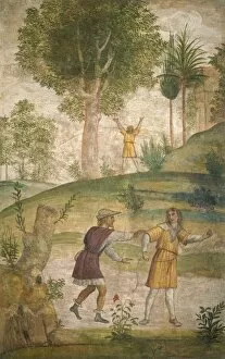 Mural Gallery: The Despair of Cephalus, c. 1520 / 1522. Creator: Bernardino Luini