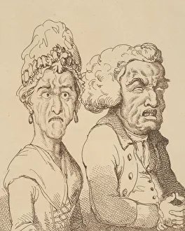 Bachelor Prints: Despair, February 21, 1800. February 21, 1800. Creator: Thomas Rowlandson