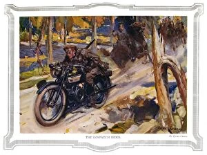 The Despatch Rider, 1916. Artists: Unknown, Cyrus Cuneo