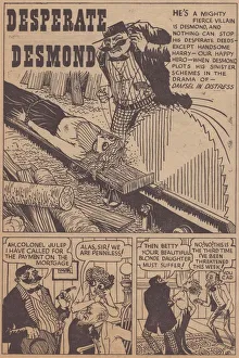 Desperate Desmond, cartoon strip, c1955. Creator: Shirley Markham