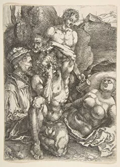 Distress Gallery: The Desperate Man, ca. 1515. Creator: Albrecht Durer