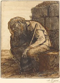 Desperate Man (Le desespere). Creator: Alphonse Legros
