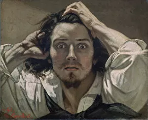 Desperate, Self-portrait, 1841. Artist: Gustave Courbet