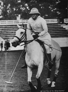 Tucker Prints: Despite heavy responsibilities the favourite game of polo could not be neglected