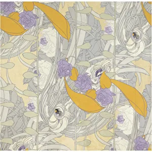 Dessin de fleurs, 1890s