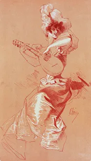 Mandolin Prints: Dessin original pour les Maîtres de l'Affiche