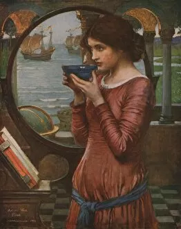 Mirror Collection: Destiny, 1900, (c1930). Creator: John William Waterhouse