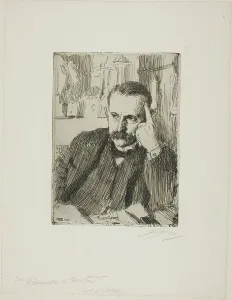 D'Estournelles de Constant, 1906. Creator: Anders Leonard Zorn
