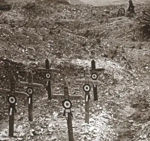 Grand Est Prints: Destroyed battery, Fort Vaux, northern France, c1914-c1918