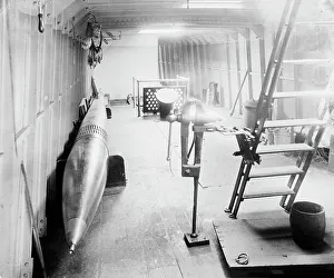Destroyer Prints: Destroyer between decks, between 1882 and 1901. Creator: Unknown