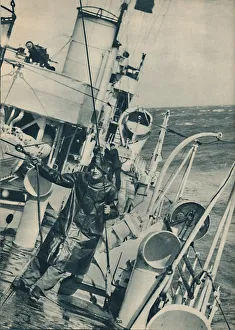 Destroyer Prints: A Destroyer in Heavy Weather, 1936