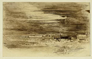 Apocalyptic Gallery: The Destroying Angel, 1833. Creator: John Martin
