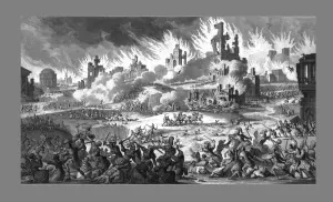 Burning Prints: The Destruction of Jerusalem and the Temple, (1818). Creator: Unknown