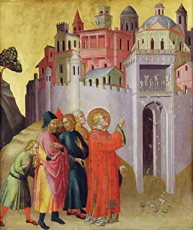 Legendary Prints: Destruction of the Pagan Idols, c1390. Creator: Martino di Bartolomeo di Biagio