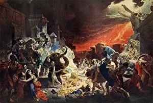 Destruction of Pompeii, 1833, (1939). Creator: Karl Briullov
