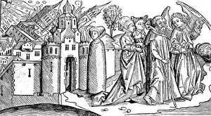 Destruction of Sodom and Gomorrah by earthquake, 1493 Destruction of Sodom and Gomorrah by earthquake, 1493