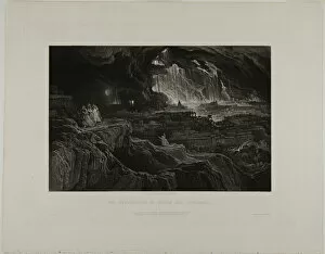 Cave Collection: The Destruction of Sodom and Gomorrah, from Illustrations of the Bible, 1832